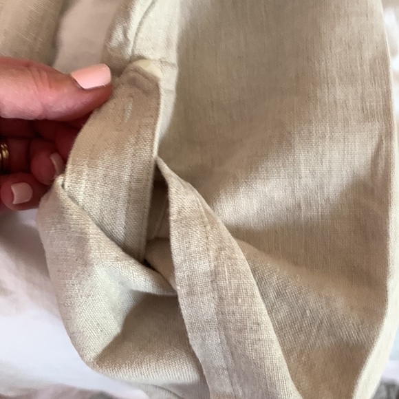 Linen pants Macys 4-pocket Charter club new without tags size 8 - Picture 5 of 9